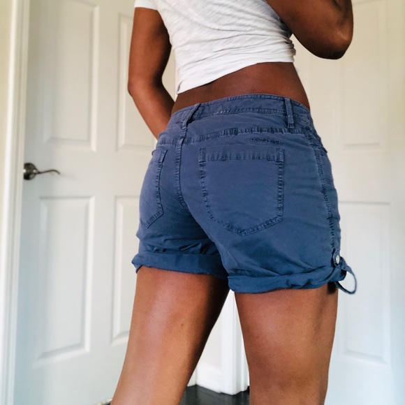 DKNY Navy Blue Cargo Shorts Size 4 - Picture 4 of 5